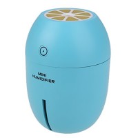 Awakingdemi Cool Mist Humidifier Mini USB Lemon Humidifier Air Purifier Portable LED Light for Home Office Car (Blue) - B06XJ1PYTM